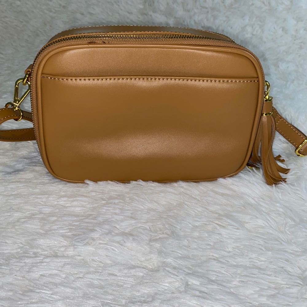 Joy & Man Leather Shoulder bag in Tan in almost new condition - Picture 3 of 8